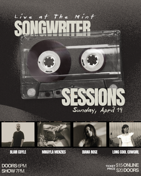 Songwriter Sessions - Jun 29th @ The Mint
