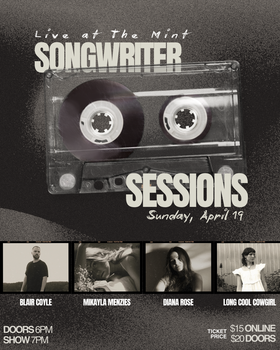 Songwriter Sessions - Jun 29th @ The Mint
