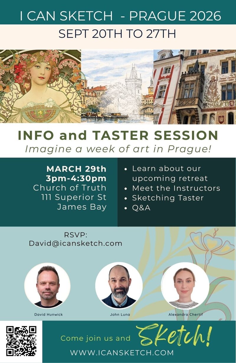 I Can Sketch - Prague Taster event - May 6th @ Church Of Truth