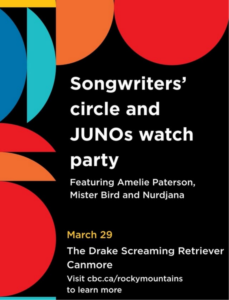 CBC Songwriters&rsquo; Circle + JUNOS Watch Party - May 6th @ The Drake Pub