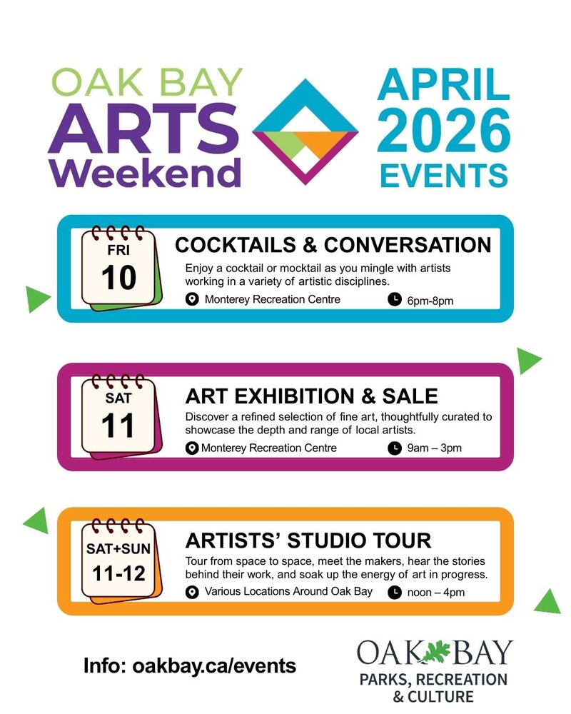 Oak Bay Arts Weekend &ndash; Spring Edition - May 7th @ various