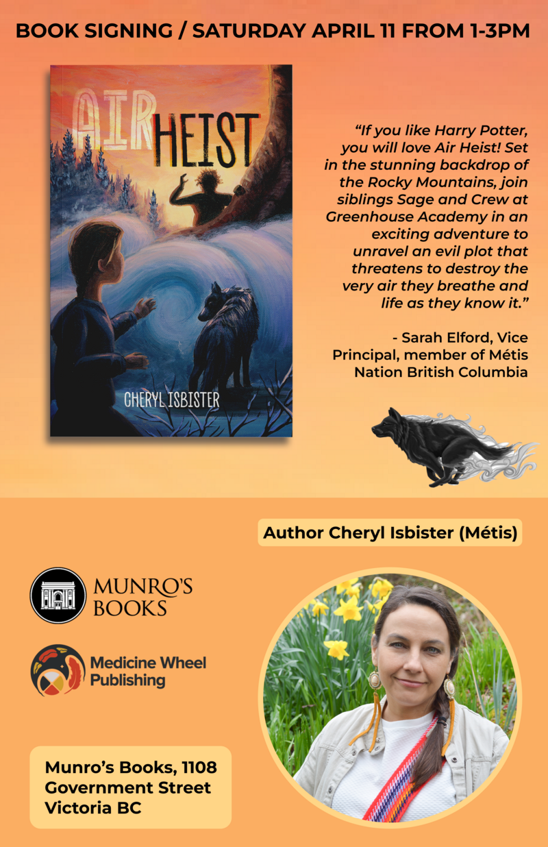 Book Signing with Cheryl Isbister - May 14th @ Munro's Books