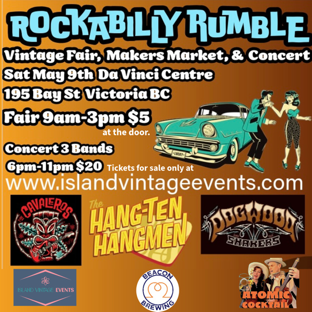 Rockabilly Rumble - May 8th @ Leonardo da Vinci Centre
