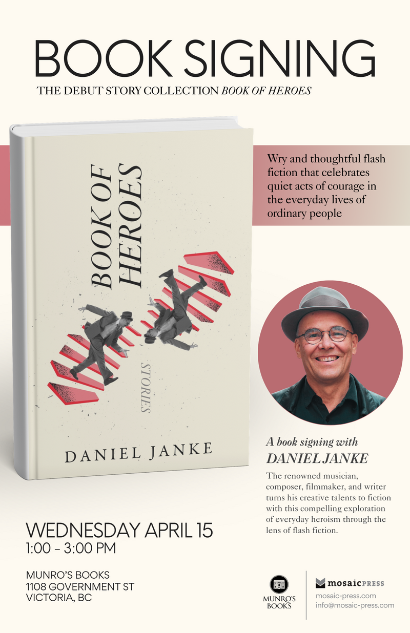 Book Signing with Daniel Janke - Jun 4th @ Munro's Books