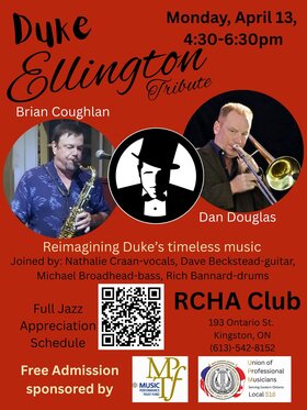 Duke Ellington Tribute: Brian Coughlan, Dan Douglas @ The Club at the R.C.H.A. Apr 13 2026 - May 1st @ The Club at the R.C.H.A.