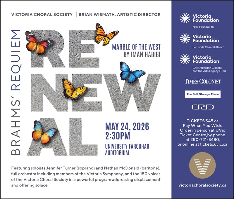 RENEWAL: Brahms' Requiem - May 7th @ The Farquhar at UVic