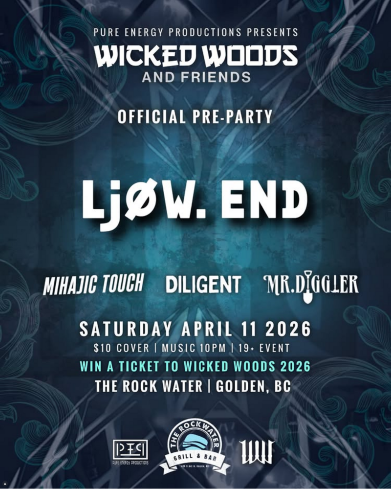Wicked Woods Official Pre-Party: Golden Edition - May 16th @ Rockwater Grill & Bar