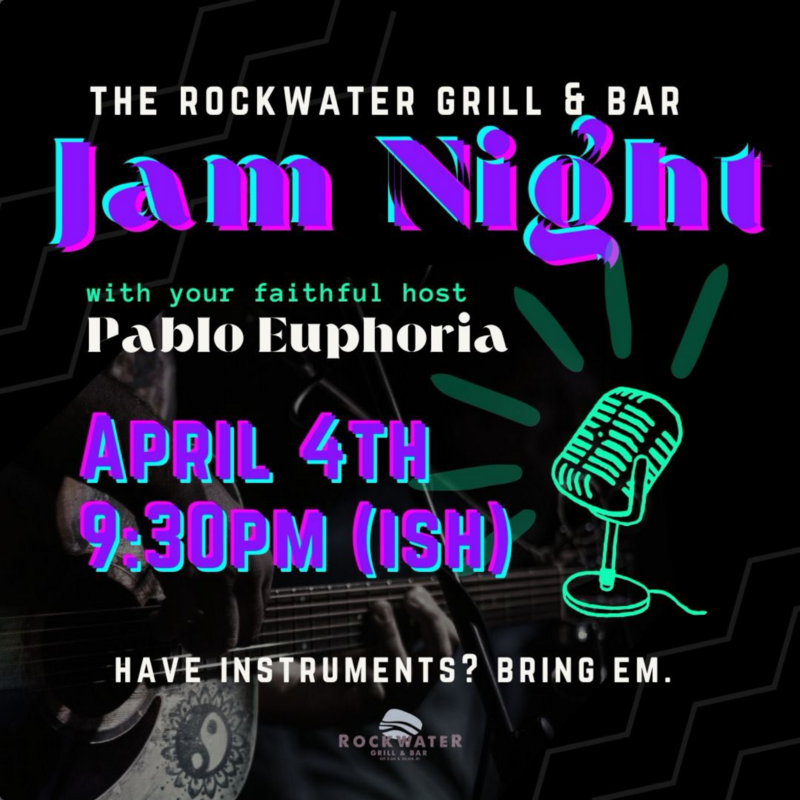Jam Night - May 16th @ Rockwater Grill & Bar