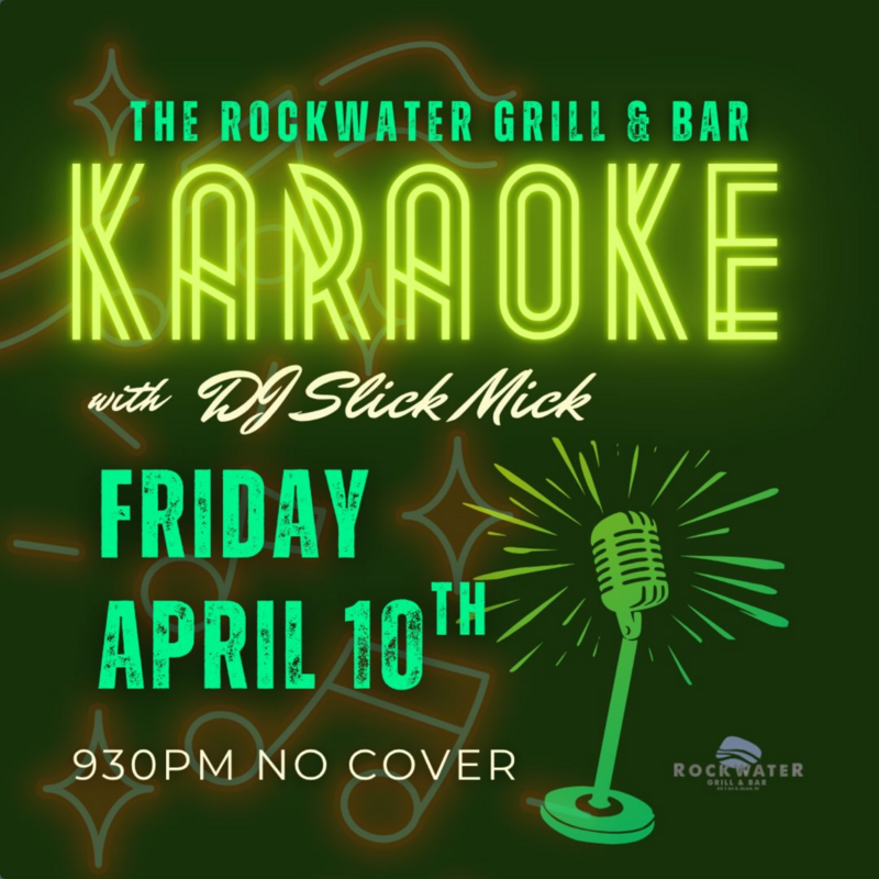 Karaoke at the Rockwater! - May 12th @ Rockwater Grill & Bar