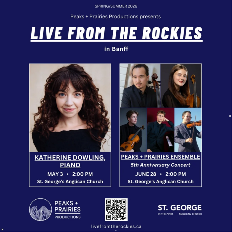 KATHERINE DOWLING, PIANO (classical) @ St. George in the Pines Anglican Church - May 03, 2026