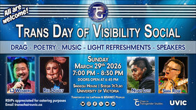 Trans Day of Visibility Social - Jun 29th @ Sngequ House, UVic
