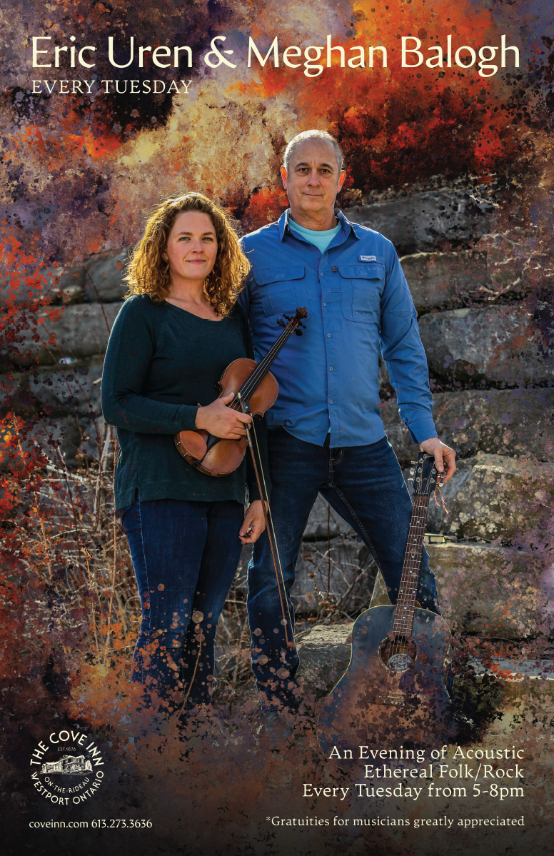 Eric Uren, Meghan Balogh @ The Cove Inn Apr 7 2026 - May 6th @ The Cove Inn