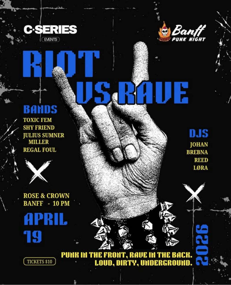 RIOT vs. RAVE @ The Rose and Crown (Banff) - Apr 19, 2026
