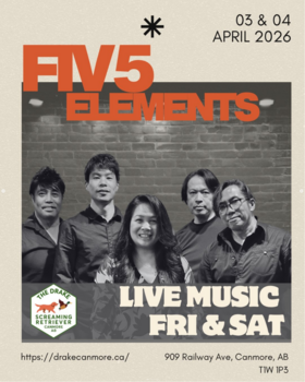 Fiv5 Eklements at The Drake! - May 6th @ The Drake Pub