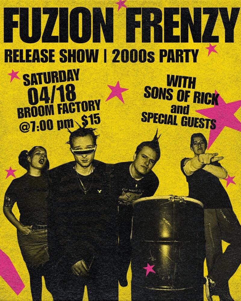 Release Party: Sons of Rick, DogHouse, Station 301 @ Broom Factory Apr 18 2026 - May 6th @ Broom Factory
