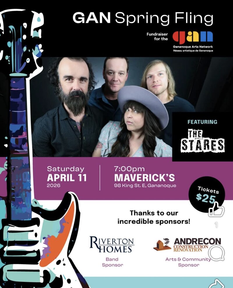 Gan Spring Fling: The Stares @ Maverick's Restaurant - Apr 11, 2026