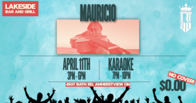 Live Music and Karaoke: Mauricio Montecinos @ Lakeside Bar & Grill Apr 11 2026 - May 1st @ Lakeside Bar & Grill