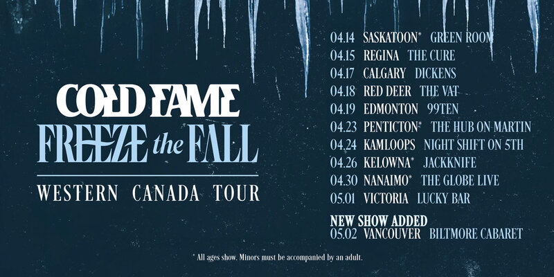 Cold Fame x Freeze the Fall @ Lucky Bar - May 6th @ Lucky Bar