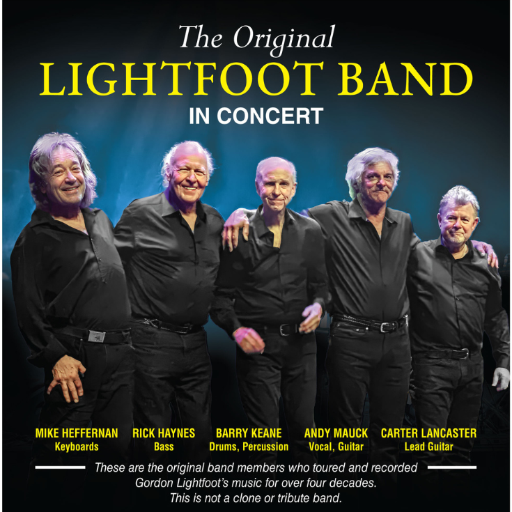Bc Fiedler Presents The Lightfoot Band - May 6th @ McPherson Playhouse