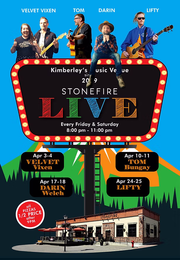 Stonefire Live: Velvet Vixen - May 6th @ Stonefire Pizzeria