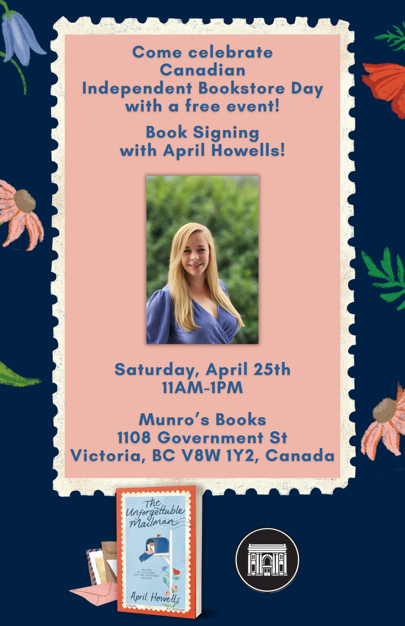 Book Signing with April Howells @ Munro's Books - Apr 25, 2026