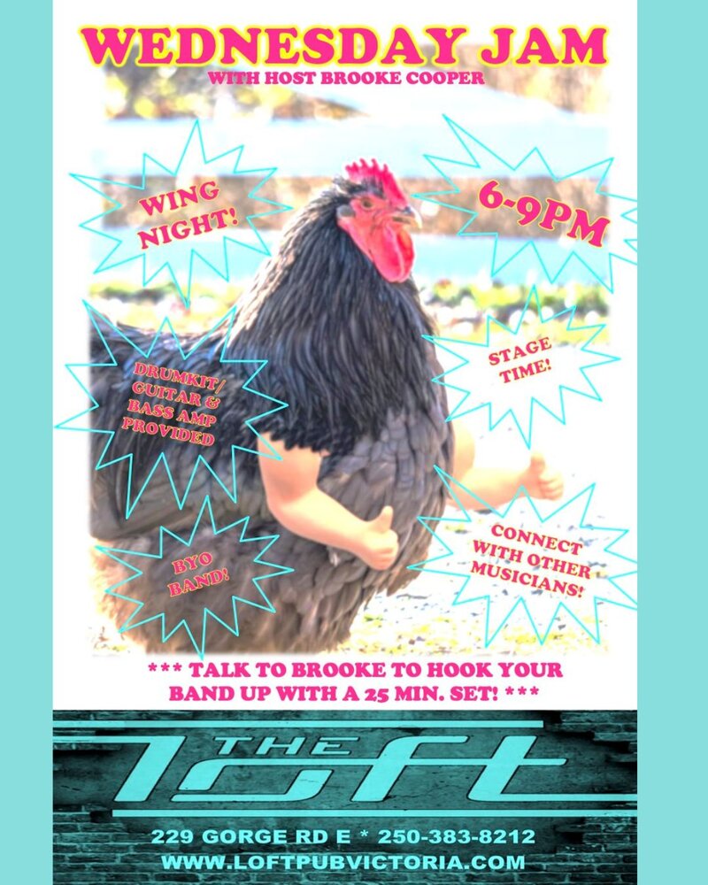 Wednesday Jam - May 6th @ The Loft (Victoria)