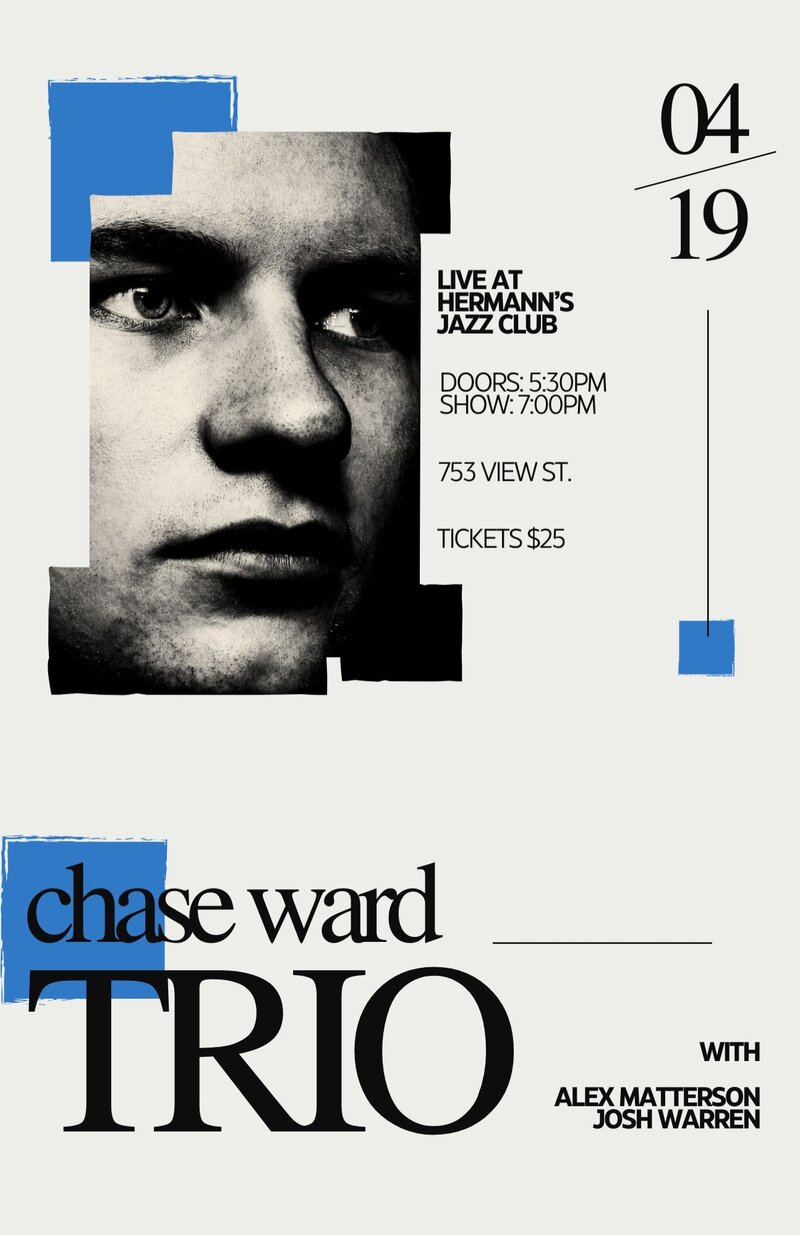 Chase Ward Trio - May 7th @ Hermann's Jazz Club