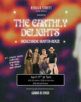 The Earthly Delights - Jun 28th @ Herald Street Brew Works