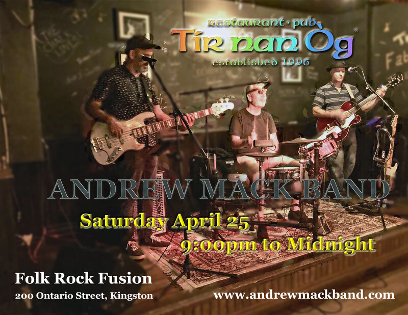 Andrew Mack Band @ Tir Nan &Oacute;g Apr 25 2026 - May 3rd @ Tir Nan &Oacute;g
