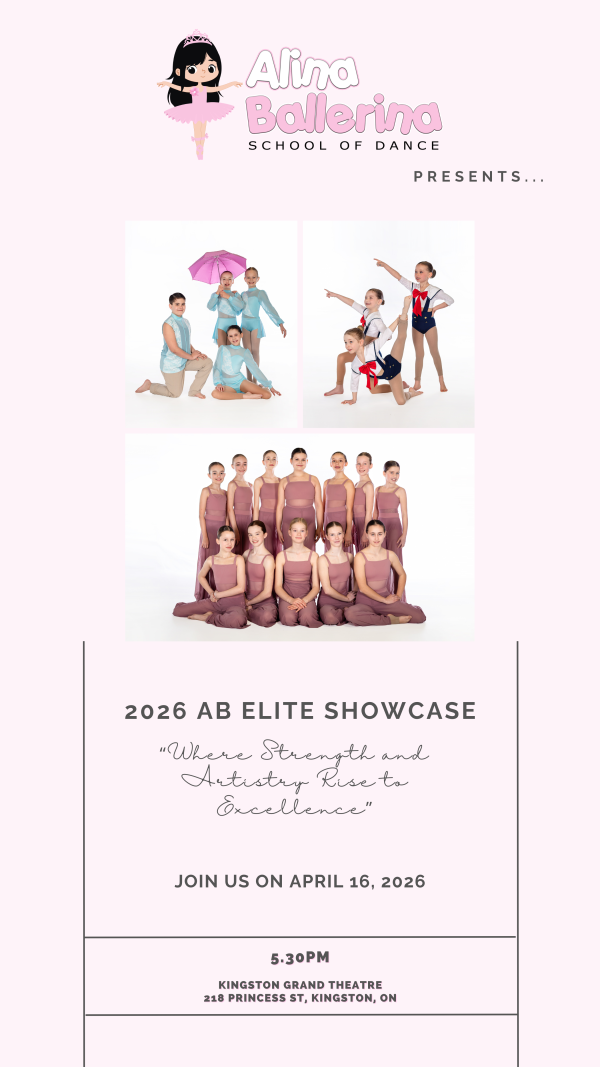 2026 AB Elite Showcase: Alina Ballerina @ Kingston Grand Theatre Apr 16 2026 - May 6th @ Kingston Grand Theatre