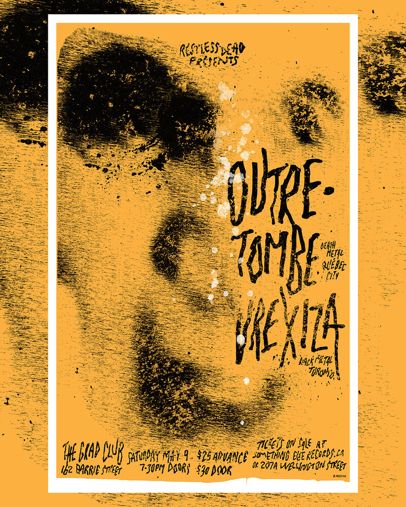 Outre-Tombe, Vrexiza @ The Grad Club May 9 2026 - May 17th @ The Grad Club