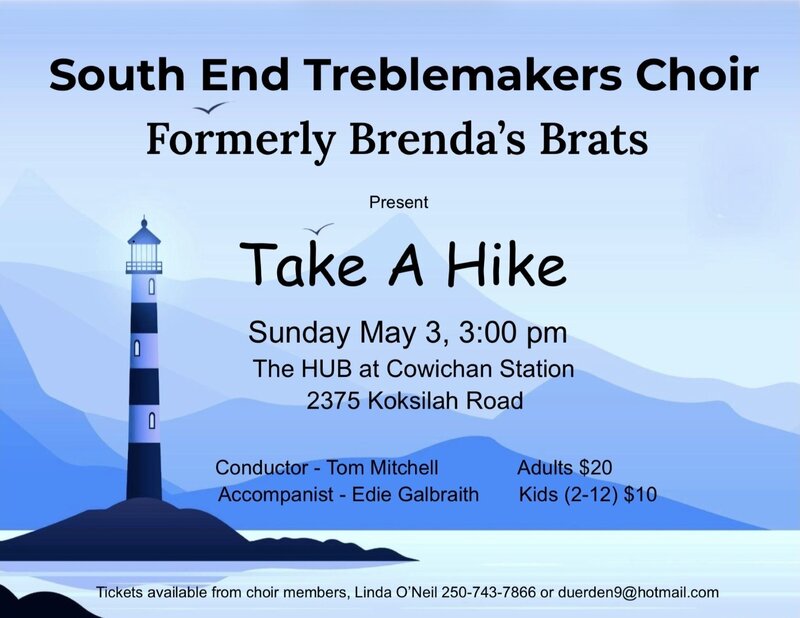 Take A Hike - Jun 3rd @ The Hub, 2375 Koksilah Road,  Cowichan Stationcan