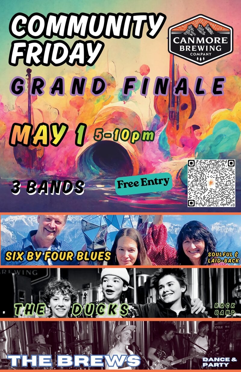 🎶🎸Community Friday - Grand Finale 🎶🎸 @ Canmore Brewing Company - May 01, 2026