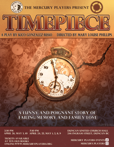 Timepiece - Apr 30th @ Duncan United Church