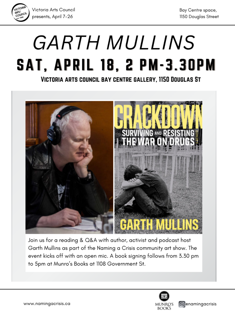 Book Signing with Garth Mullins - May 14th @ Munro's Books