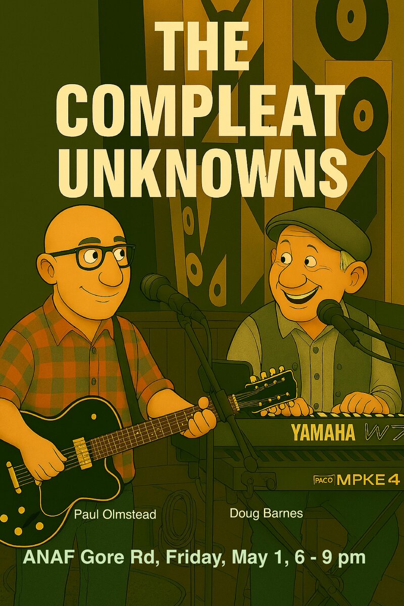 TGIF: The Compleat Unknowns @ Army Navy Air Force (ANAF) Unit 377 May 1 2026 - May 2nd @ Army Navy Air Force (ANAF) Unit 377