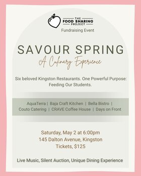 Savour Spring: Spencer Evans, Oscar Evans @ 145 Dalton Ave May 2 2026 - May 4th @ 145 Dalton Ave