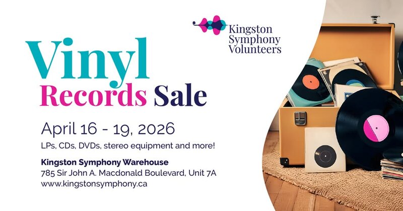Vinyl Records Sale - May 6th @ Kingston Symphony Warehouse