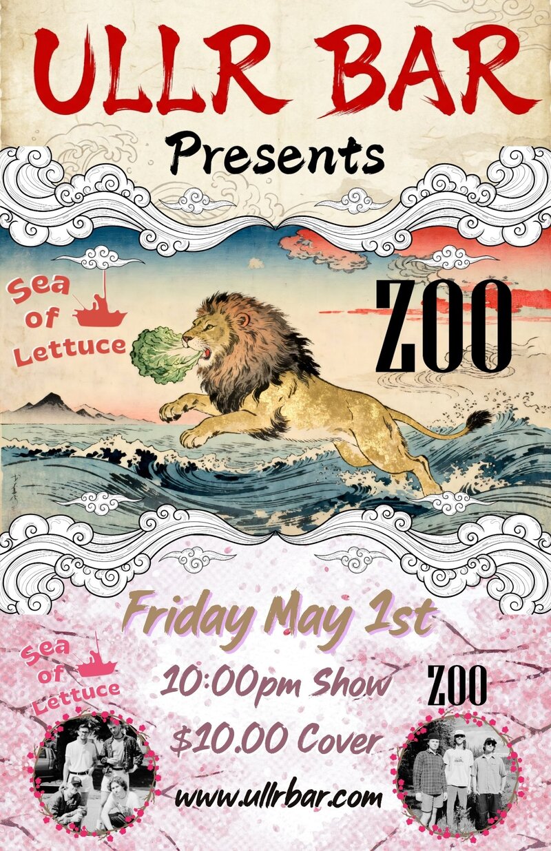 Sea of Lettuce and Zoo at Ullr Bar - May 14th @ Ullr Bar