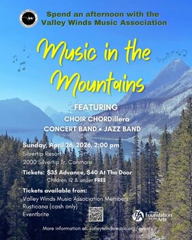 Music in the Mountains - May 6th @ Silvertip Resort