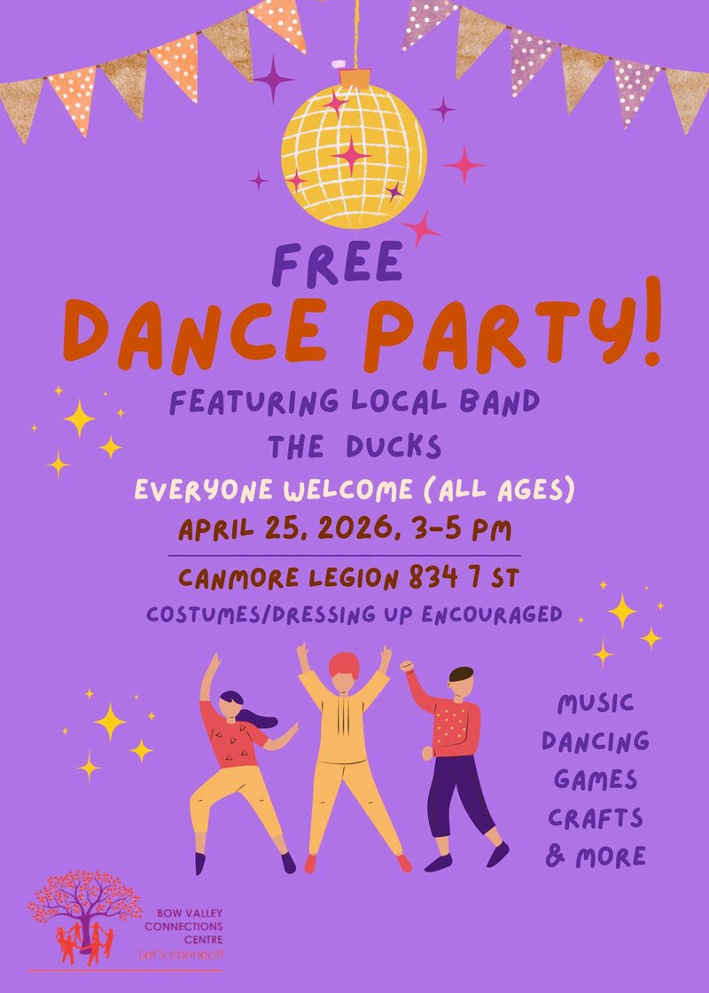FREE DANCE PARTY! - May 12th @ Canmore Legion