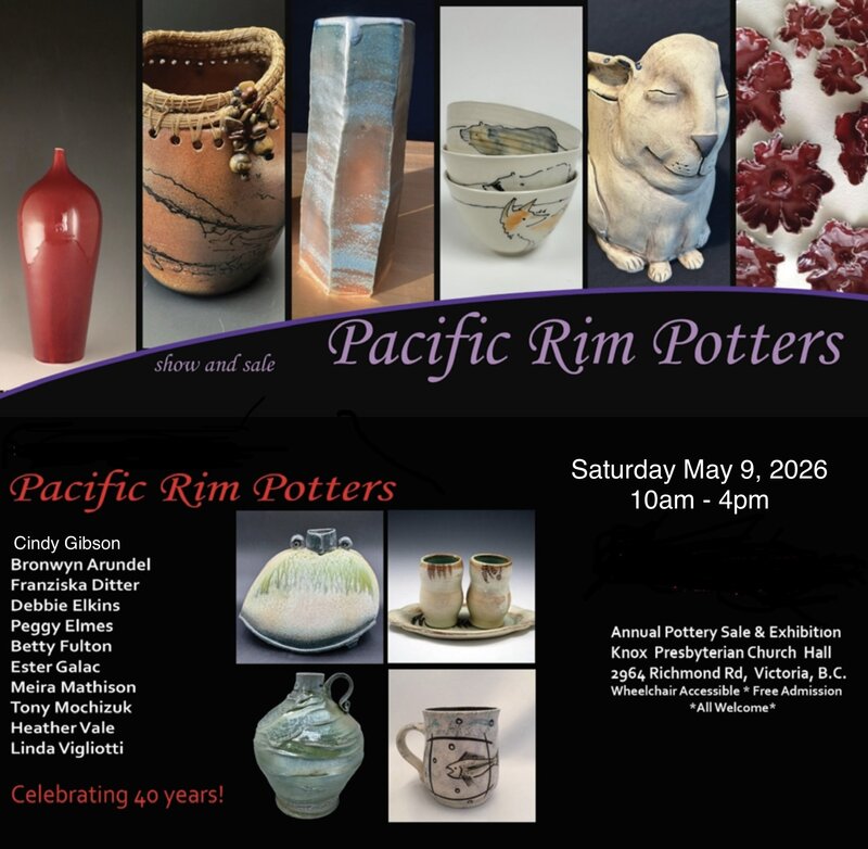 Pacific Rim Potters Spring Exhibition and Sale - May 7th @ Knox Presbyterian Church Hall