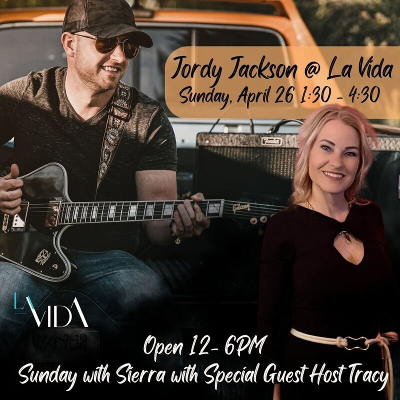 Live Music Sunday: Jordy Jackson @ La Vida Bistrobar and Social Apr 26 2026 - May 7th @ La Vida Bistrobar and Social