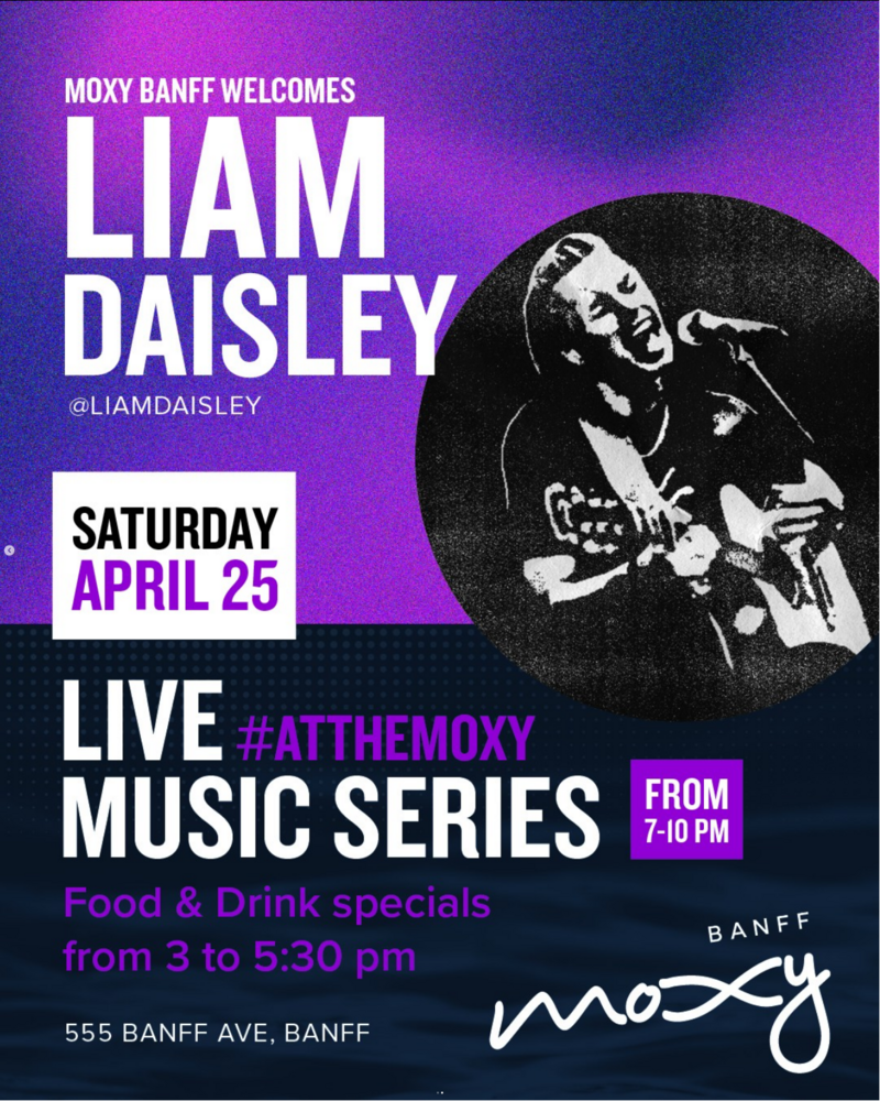 #LiveAtTheMoxy presents: Liam Daisley - May 16th @ Moxy Hotel