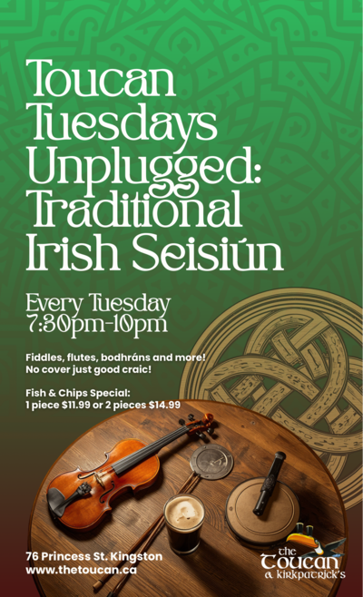 Traditional Irish Seisi&uacute;n @ The Toucan Jun 9 2026 - May 6th @ The Toucan