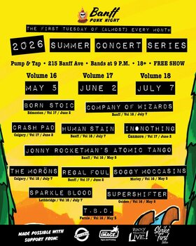 Banff Punk Night: Volume 16 - May 6th @ Pump and Tap