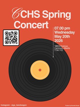 Canmore Collegiate High School Spring Concert - May 6th @ Canmore Collegiate High School Theatre