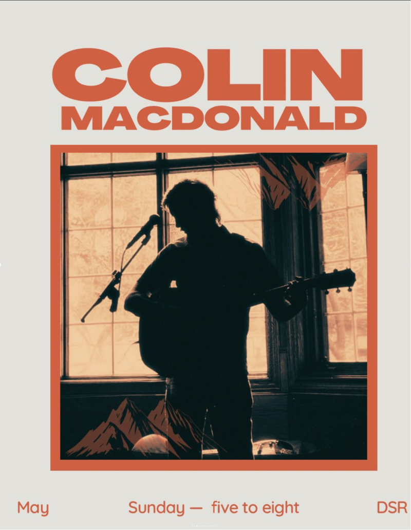 Calin MacDonald at The Drake! - May 2nd @ The Drake Pub
