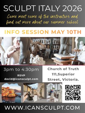 Sculpt Italy 2026 -info session - Jun 4th @ Church of truth, 111, Superior Street, Victoria