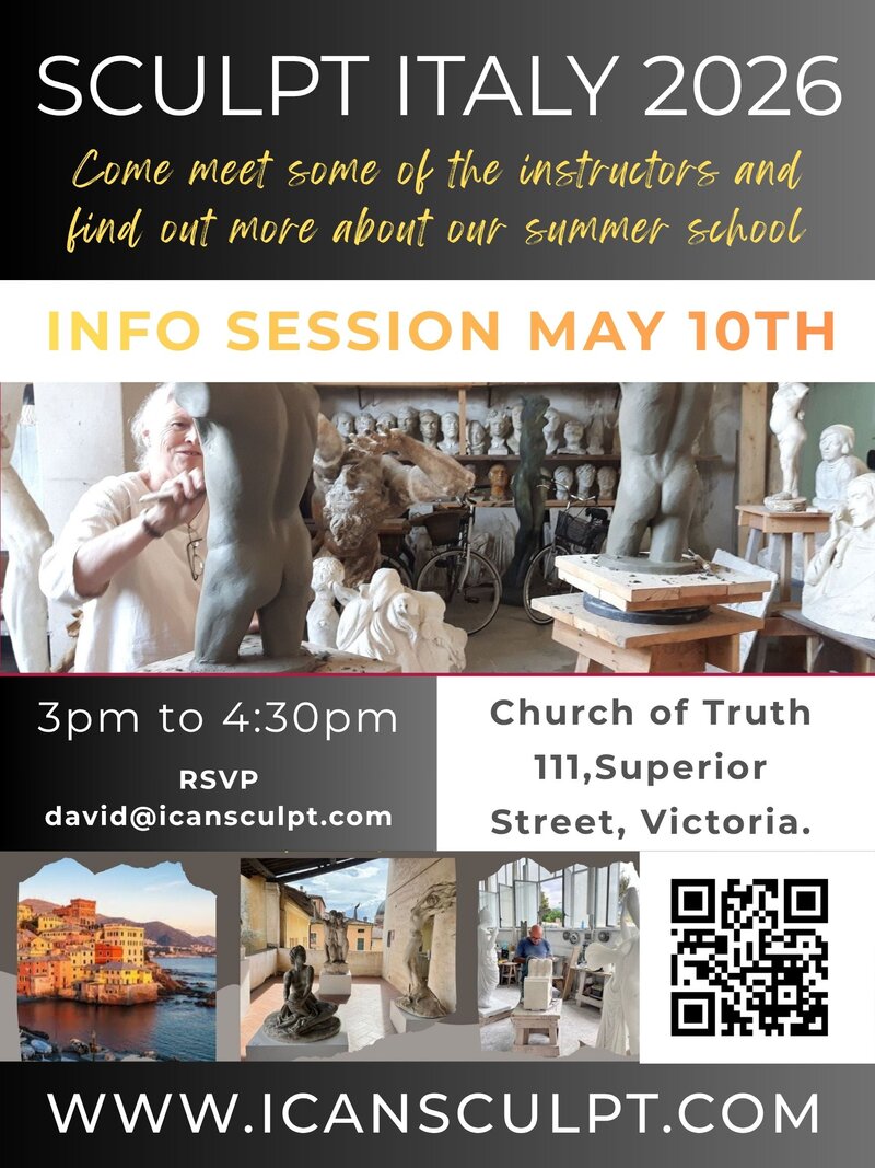 Sculpt Italy 2026 -info session - Jun 4th @ Church of truth, 111, Superior Street, Victoria